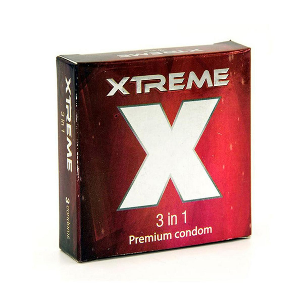 XTREME PREMIUM CONDOMS 3PCS